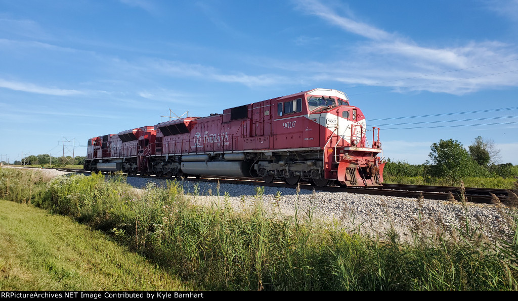 INRD SD9043MACs Parked Outside Hoosier Energy.